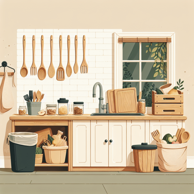 utensílios biodegradáveis para cozinha caseira