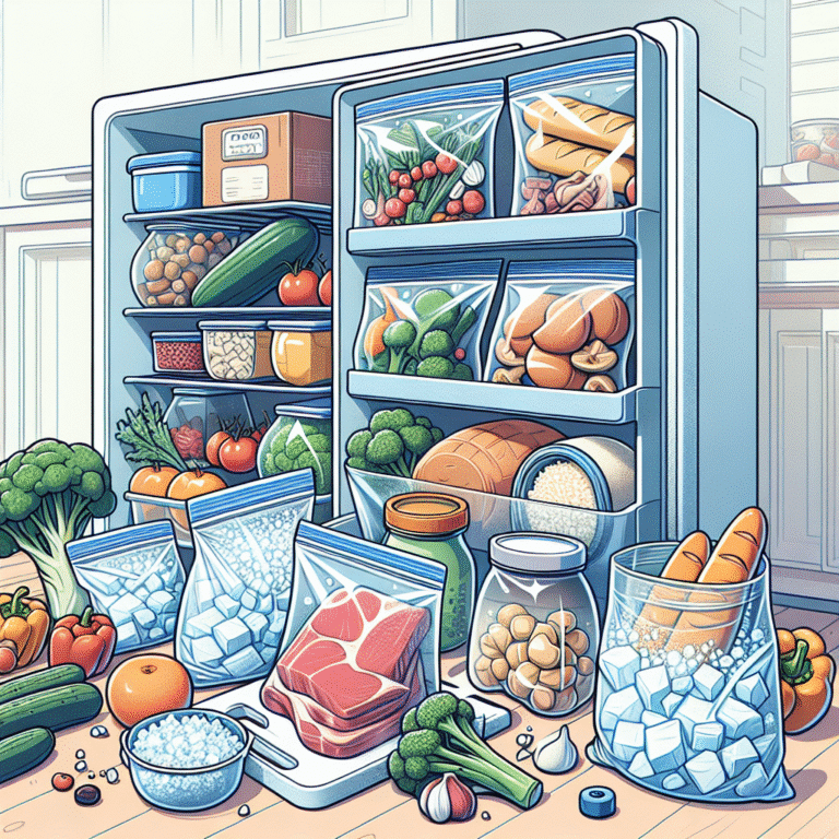 dicas para congelar comida sem desperdício