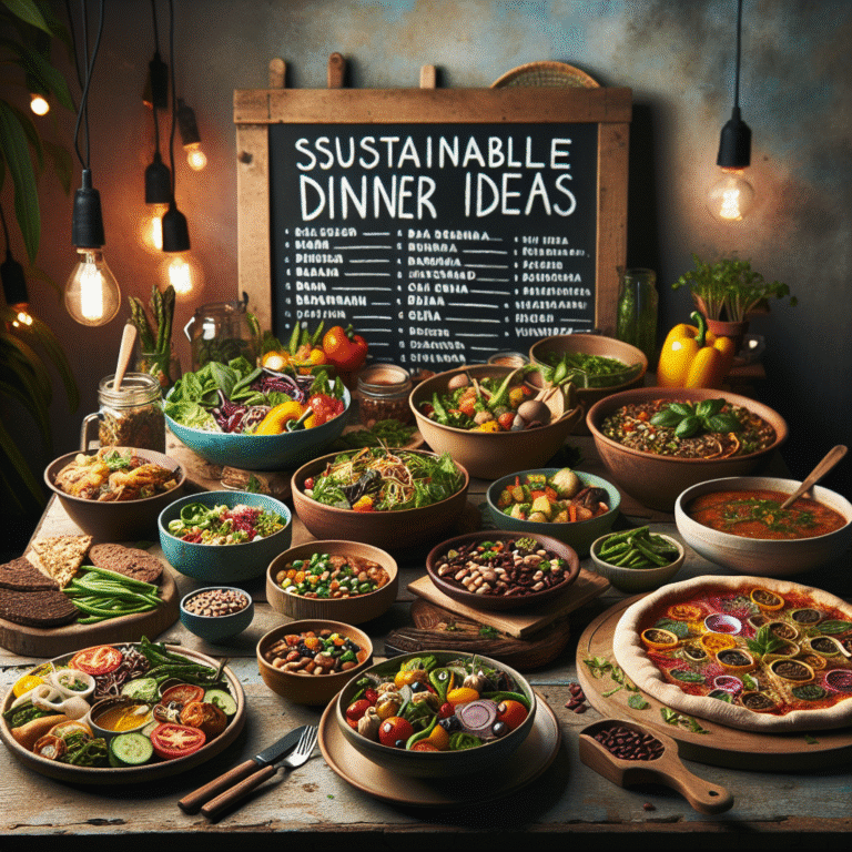 ideias de jantar sustentável para semana