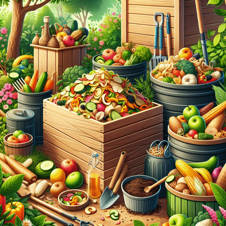 compostagem caseira para restos de comida