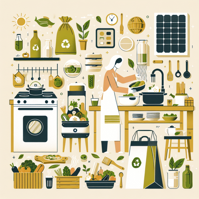 hábitos ecológicos para preparar refeições