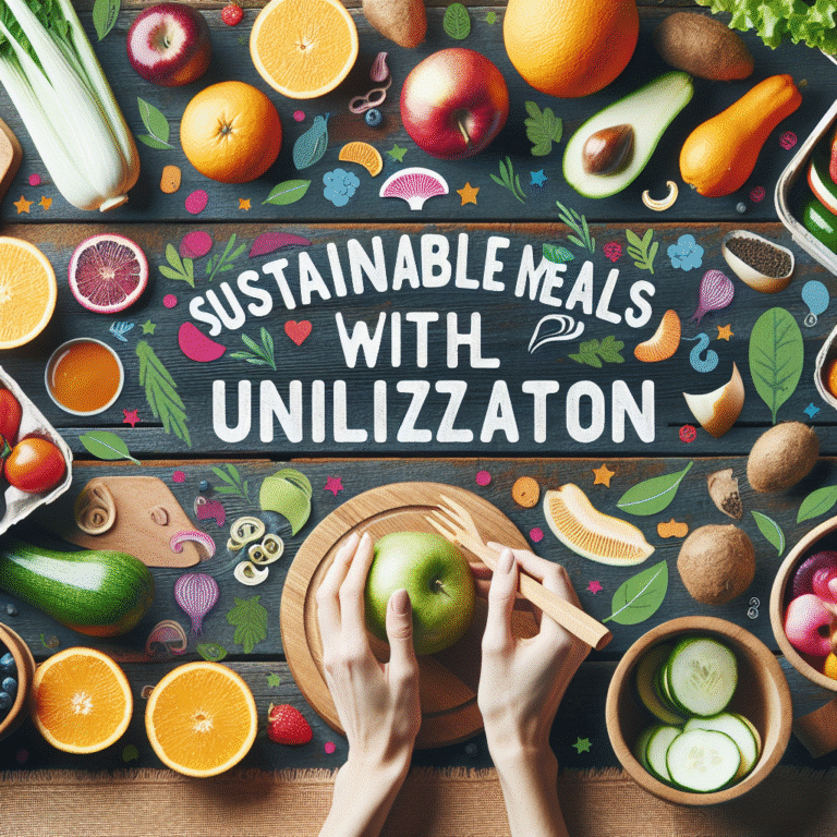 refeições sustentáveis com aproveitamento completo