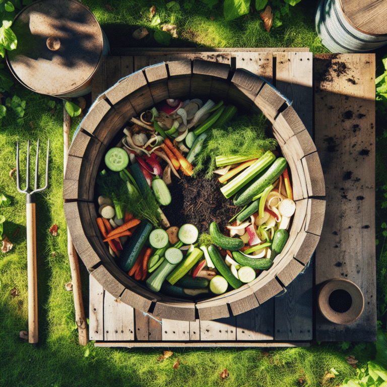 compostagem caseira para restos de comida