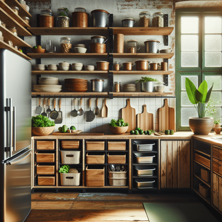 como organizar cozinha sustentável