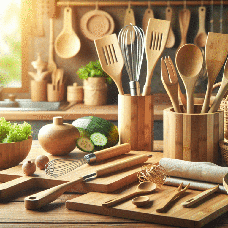 utensílios de bambu: uma escolha moderna para cozinhar