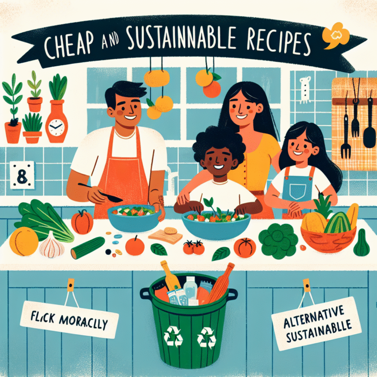 receitas baratas e sustentáveis para família
