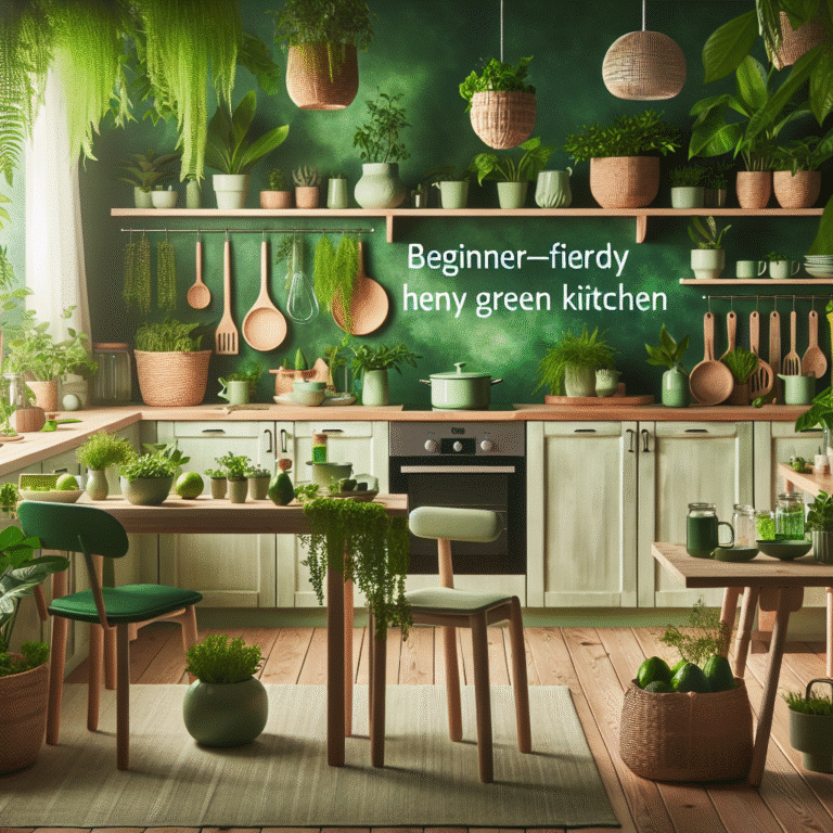 Cozinha verde para iniciantes: transformando seu lar
