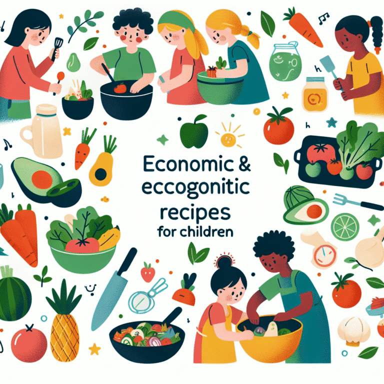 receitas econômicas e ecológicas para crianças
